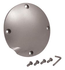 DOMED 4 HOLE DERBY COVER CHROME